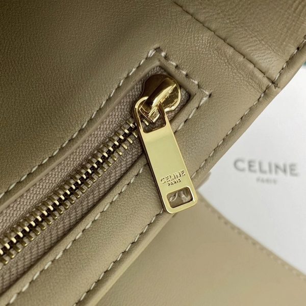 Faux Celine Triomphe Grand Sac en nude – Image 5