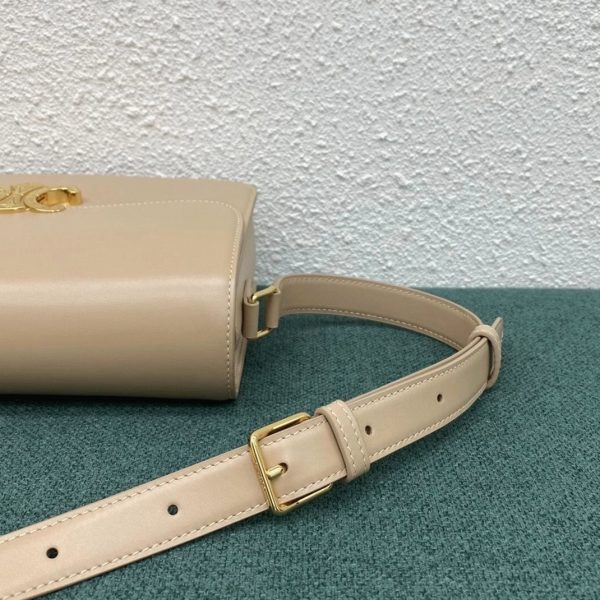 Faux Celine Triomphe Grand Sac en nude – Image 4