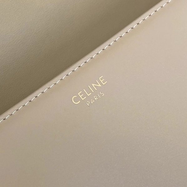 Faux Celine Triomphe Grand Sac en nude – Image 3