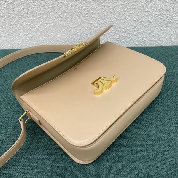 Faux Celine Triomphe Grand Sac en nude – Image 2