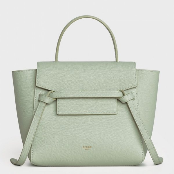 Imitation Celine Belt Nano Sac en vert d'eau