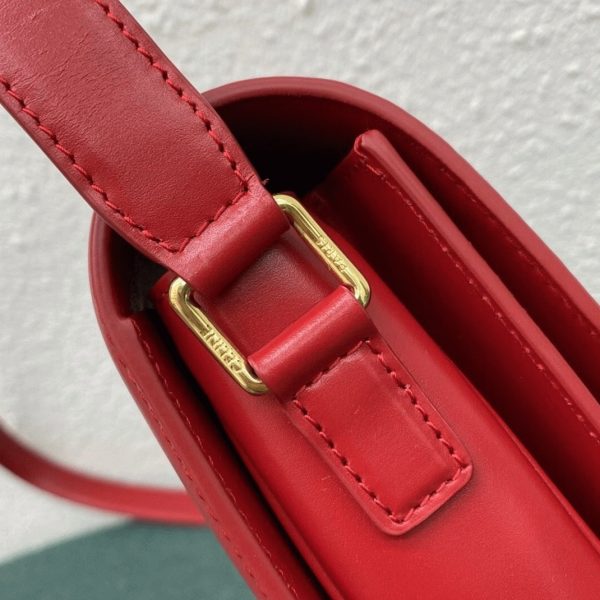 Réplique Celine Triomphe Grand Sac en rouge – Image 12