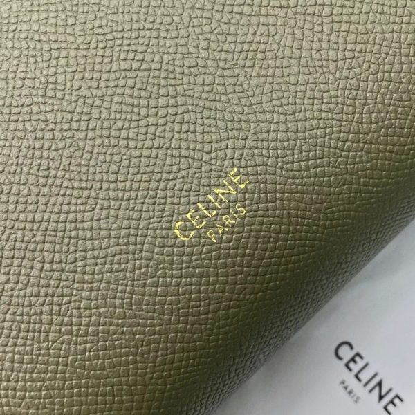 Réplique Celine Micro Belt Sac en olive foncé – Image 10