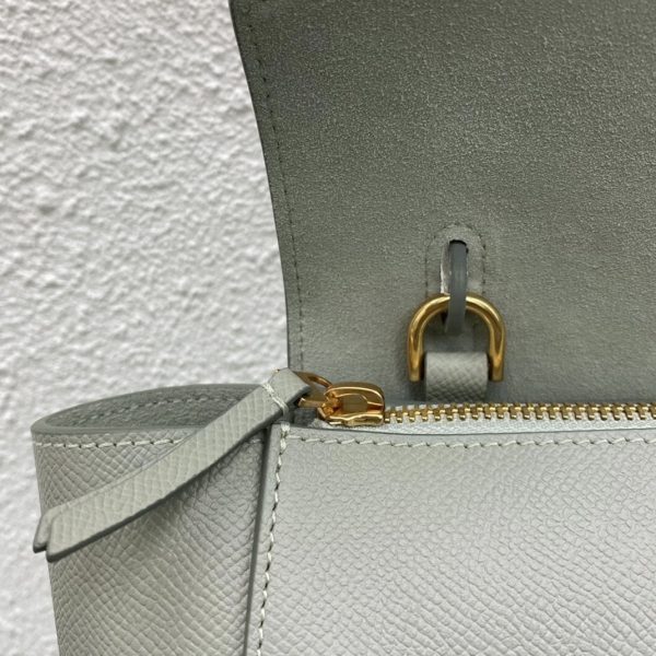 Imitation Celine Belt Nano Sac en vert d'eau – Image 7