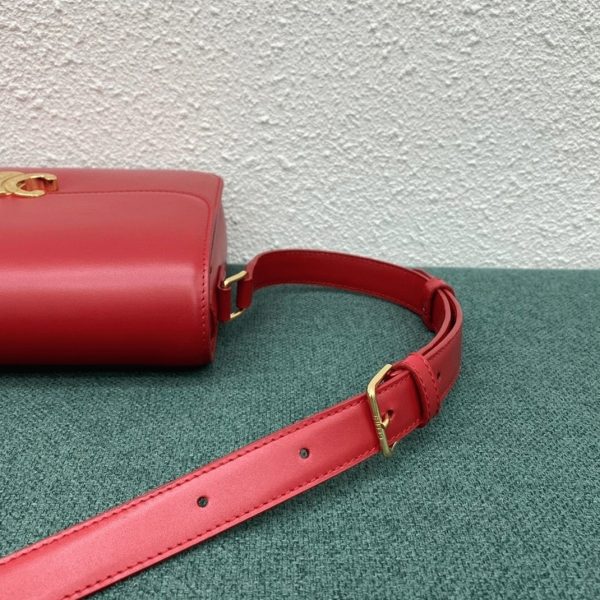 Réplique Celine Triomphe Grand Sac en rouge – Image 10