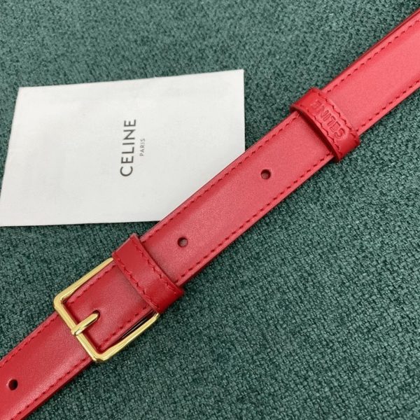 Réplique Celine Triomphe Grand Sac en rouge – Image 9
