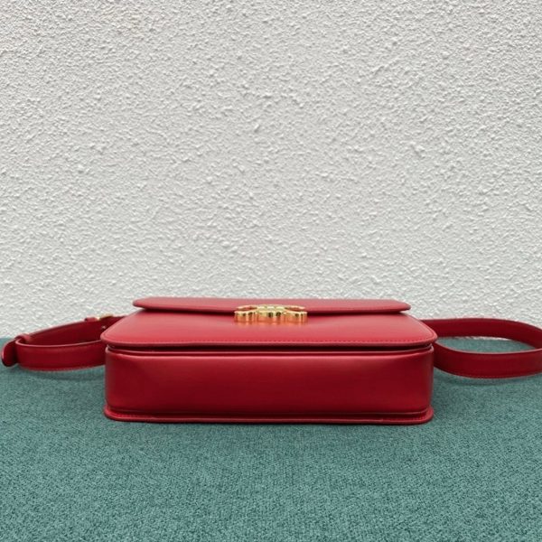 Réplique Celine Triomphe Grand Sac en rouge – Image 6