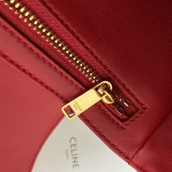 Réplique Celine Triomphe Grand Sac en rouge – Image 5