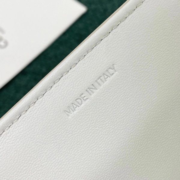 Faux Celine Triomphe Moyen Sac en blanc – Image 3