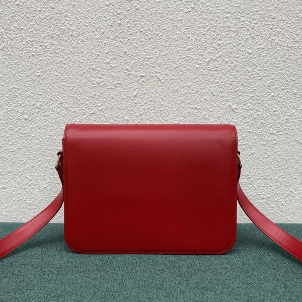 Réplique Celine Triomphe Grand Sac en rouge – Image 2
