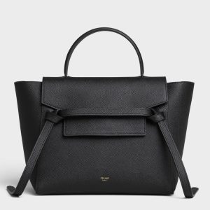 Faux Celine Micro Belt Sac en noir