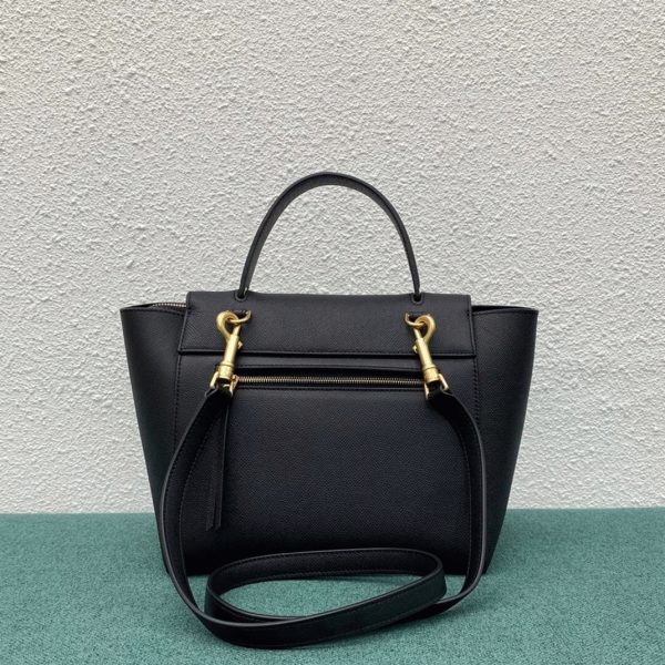 Faux Celine Micro Belt Sac en noir – Image 9