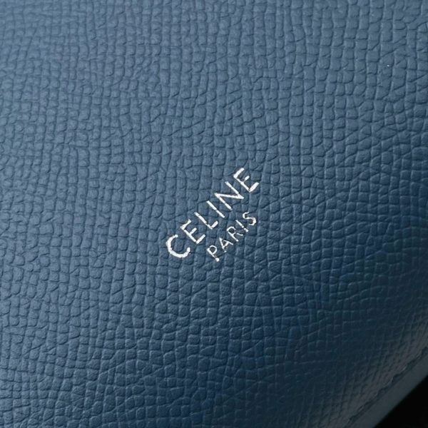 Réplique Celine Belt Nano Sac en bleu ardoise – Image 4