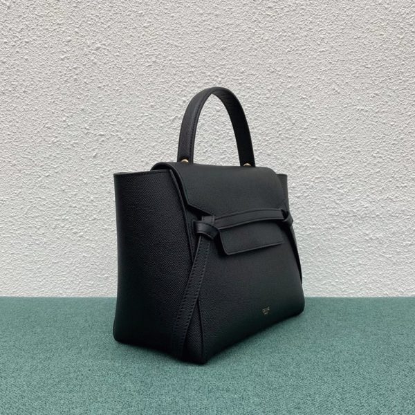Faux Celine Micro Belt Sac en noir – Image 5