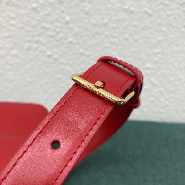 Réplique Celine Triomphe Moyen Sac en rouge – Image 6