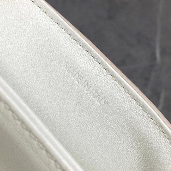 Réplique Celine Triomphe Adolescent Sac en blanc – Image 14