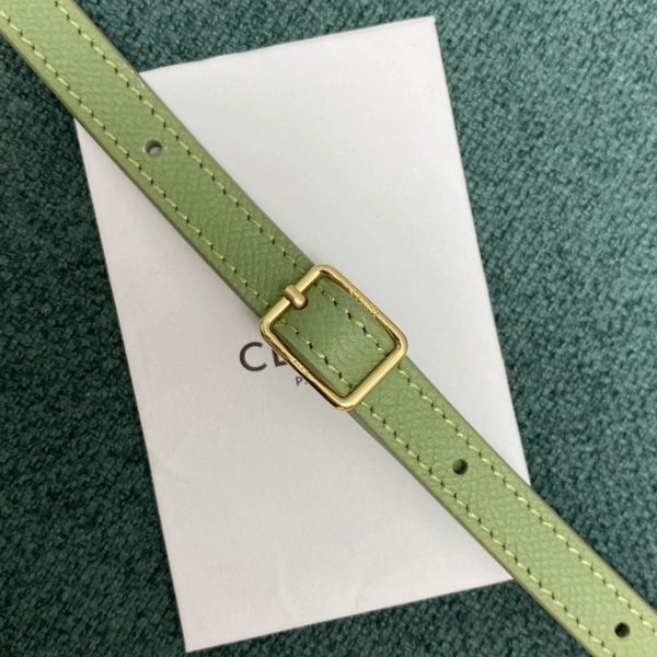 Faux Celine Belt Nano Sac en sauge – Image 11