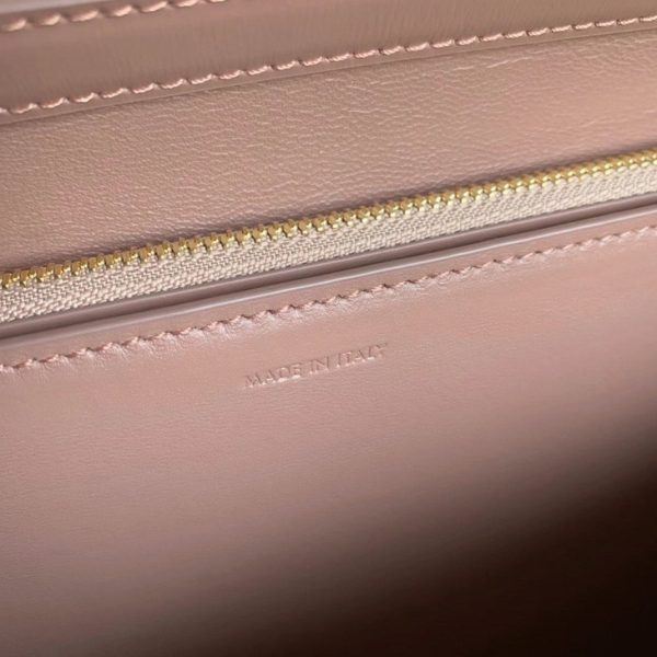 Faux Celine Classic Box Moyen Sac en rose antique – Image 5