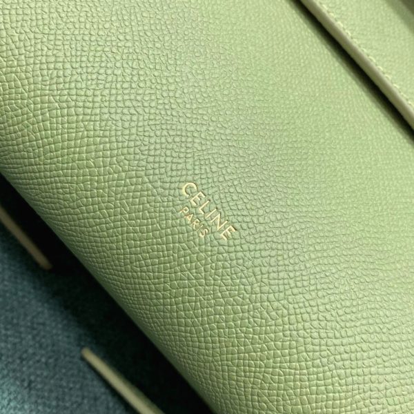 Faux Celine Belt Nano Sac en sauge – Image 10