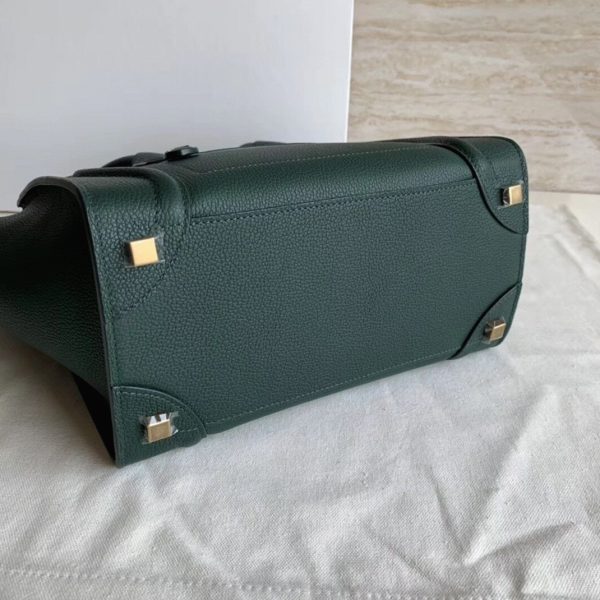 Faux Celine Micro Luggage Fourre-tout Sac en amazone – Image 7