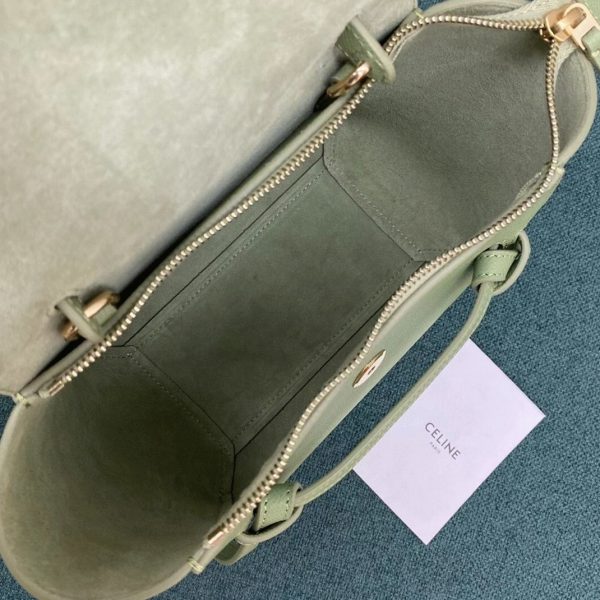 Faux Celine Belt Nano Sac en sauge – Image 9