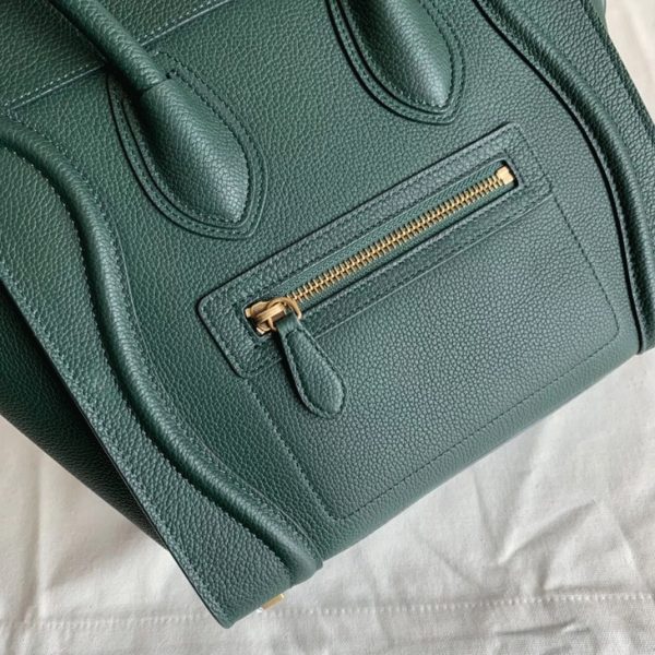 Faux Celine Micro Luggage Fourre-tout Sac en amazone – Image 6