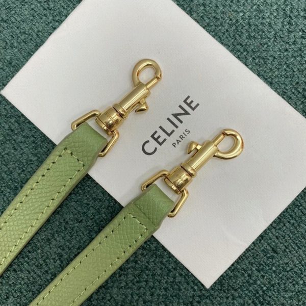 Faux Celine Belt Nano Sac en sauge – Image 6