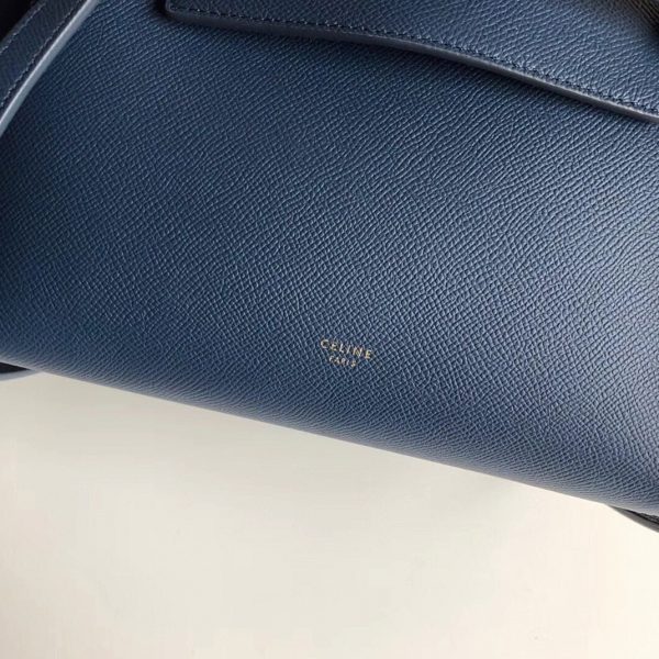 Contrefaçon Celine Micro Belt Sac en bleu marine – Image 4