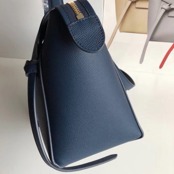 Contrefaçon Celine Micro Belt Sac en bleu marine – Image 3