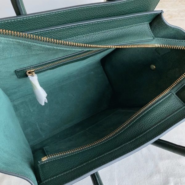Faux Celine Micro Luggage Fourre-tout Sac en amazone – Image 3