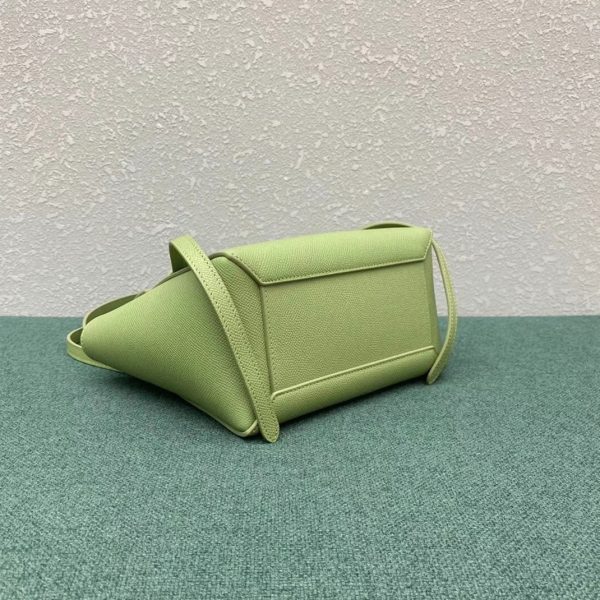 Faux Celine Belt Nano Sac en sauge – Image 3