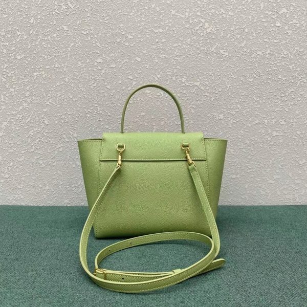 Faux Celine Belt Nano Sac en sauge – Image 2