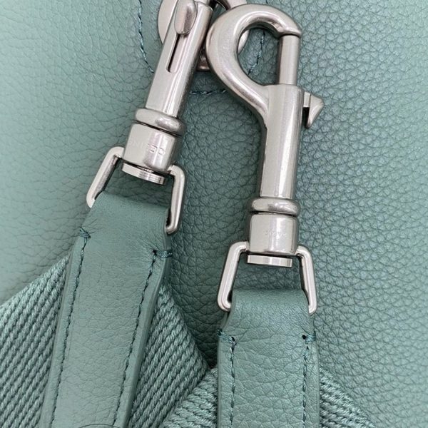 Faux Celine Sangle Petit Bucket Sac en céladon cuir de veau – Image 7