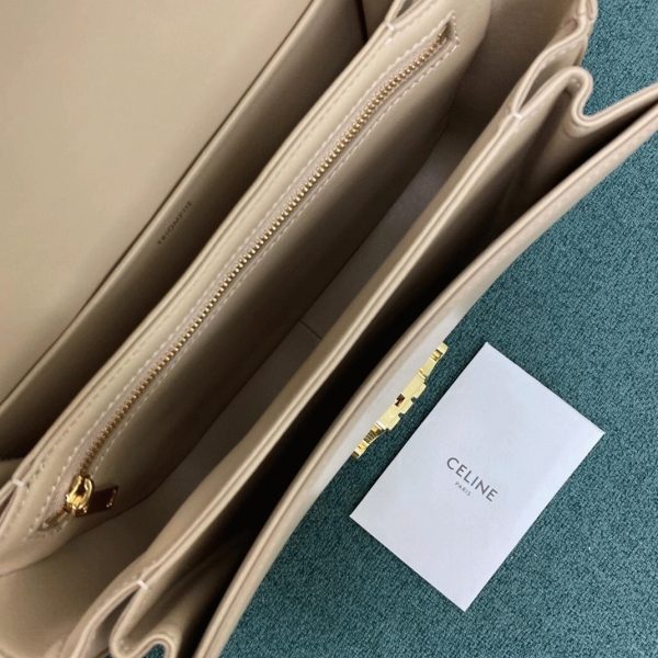 Imitation Celine Triomphe Moyen Sac en nude – Image 6