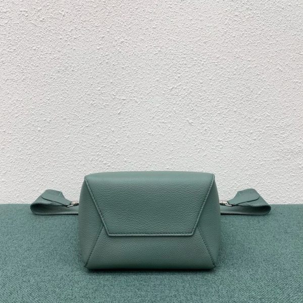 Faux Celine Sangle Petit Bucket Sac en céladon cuir de veau – Image 3