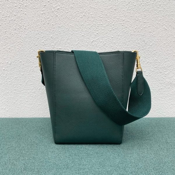 Réplique Celine Sangle Petit Bucket Sac en amazone cuir de veau – Image 10