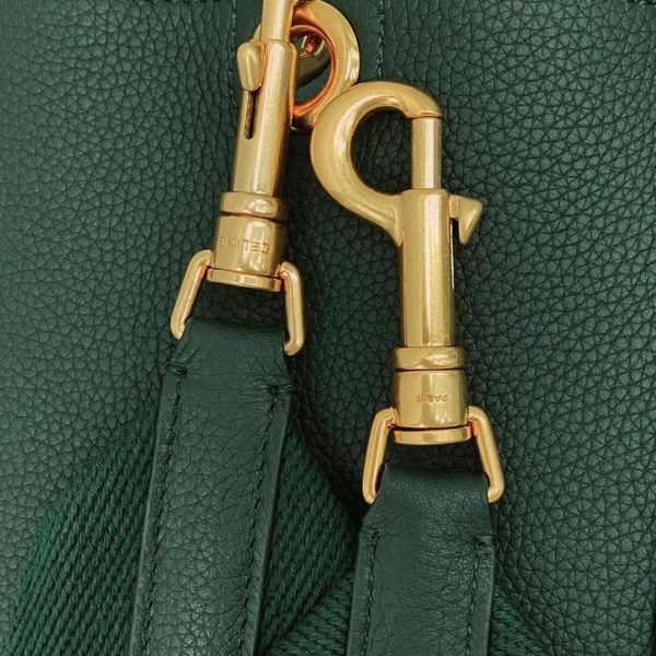 Réplique Celine Sangle Petit Bucket Sac en amazone cuir de veau – Image 7