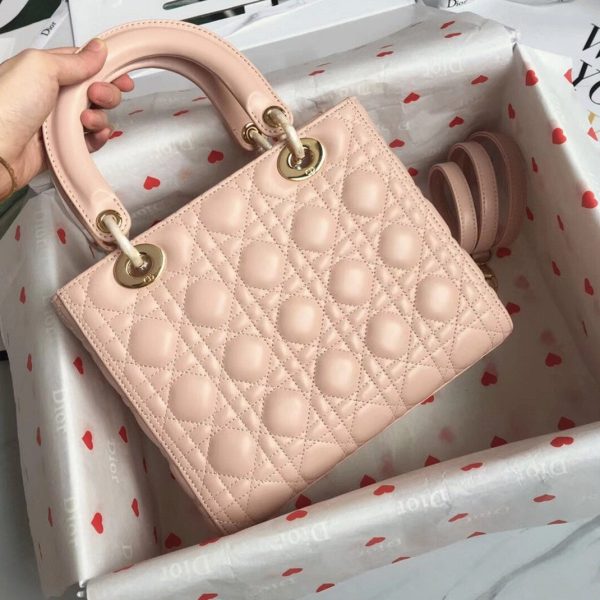 Réplique Sac Lady Dior Medium en poudre – Image 6
