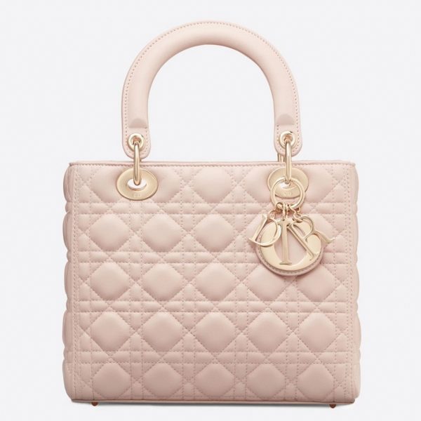 Réplique Sac Lady Dior Medium en poudre