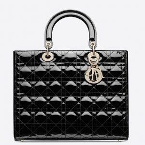 Réplique Sac Lady Dior Large en noir