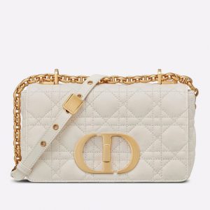 Contrefaçon Petit Sac Dior Caro en blanc