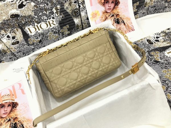 Imitation Sac Dior Caro Medium en beige – Image 5