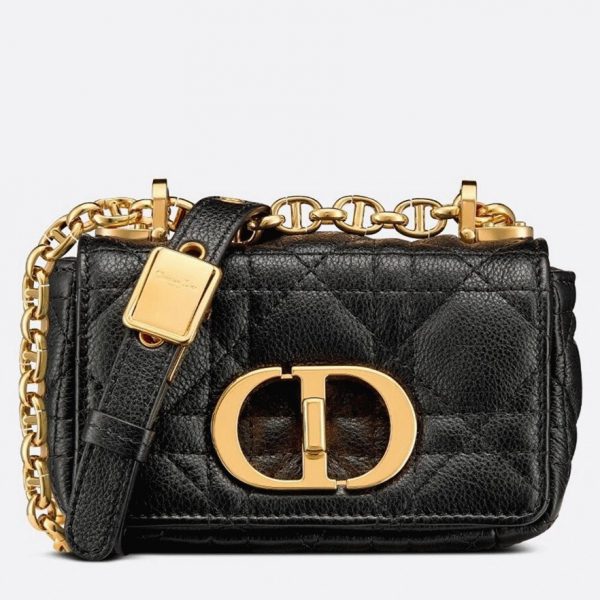 Contrefaçon Micro Sac Dior Caro en noir