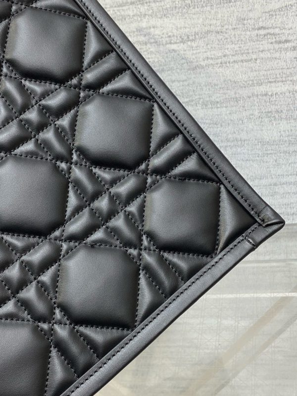 Fausse Sac Dior Book Tote Medium avec bandoulière en noir – Image 8