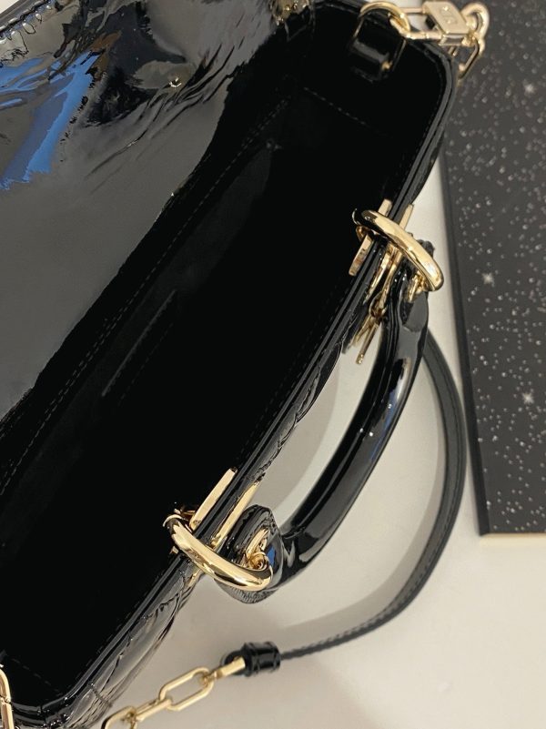 Fausse Petit Sac Lady D-Joy en noir – Image 6