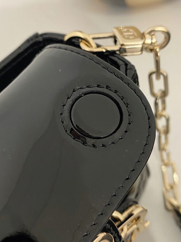 Fausse Petit Sac Lady D-Joy en noir – Image 4