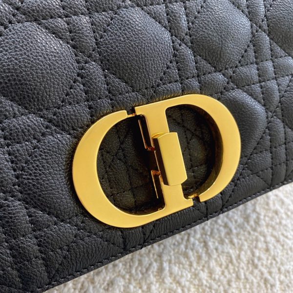Fausse Sac Dior Caro Medium en noir – Image 3