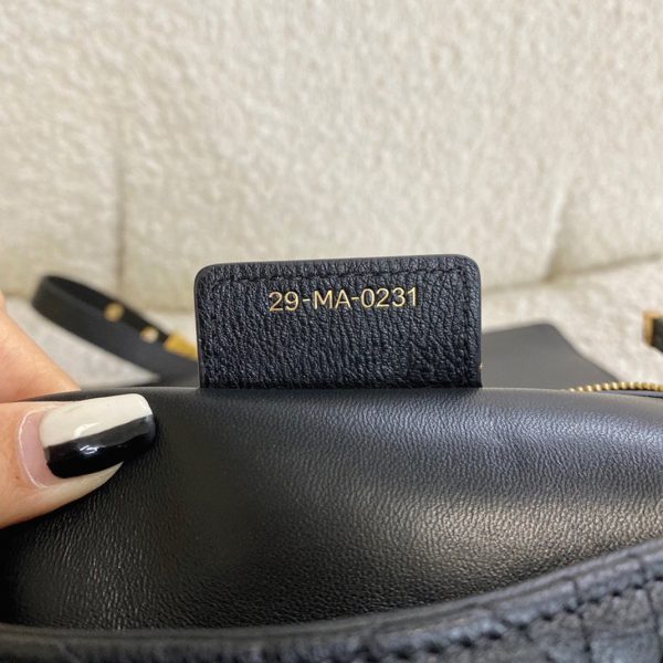 Fausse Sac Dior Caro Medium en noir – Image 2