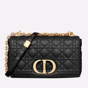 Fausse Sac Dior Caro Medium en noir