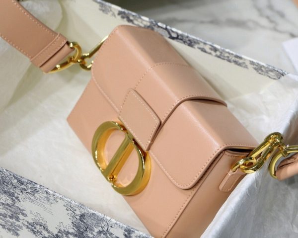 Fausse Sac Dior 30 Montaigne Box en veau box poudre – Image 6